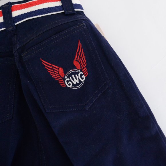 Vintage Great Western Garment Company 60's Dark Wash Straight Leg Jeans 27x34 - Picture 14 of 15